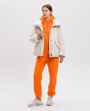 Mackage Orange joggers with textured logo NEVR