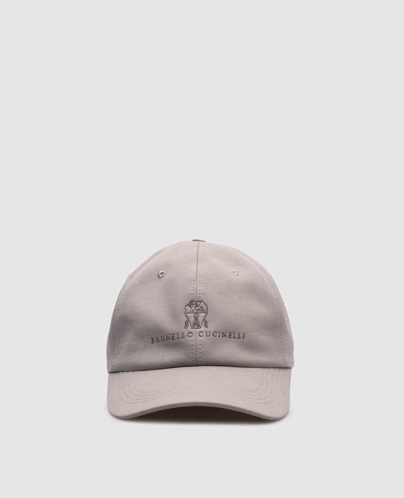 

Green cap with logo embroidery Brunello Cucinelli