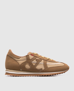Max & Co Beige sneakers with logo UTABARIN