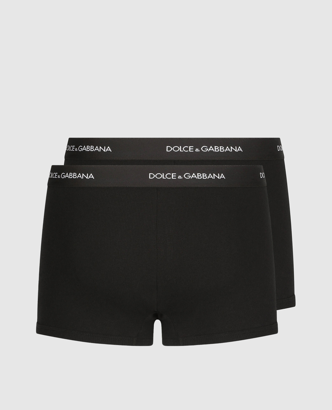 

Set of black ribbed boxer briefs with logo Dolce&Gabbana