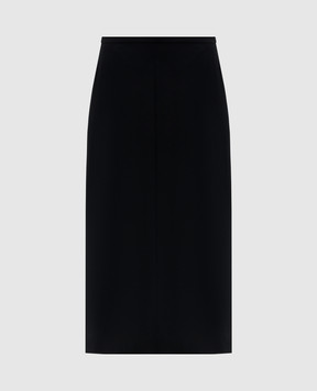 The Row Matias black skirt with wool 5485W1973