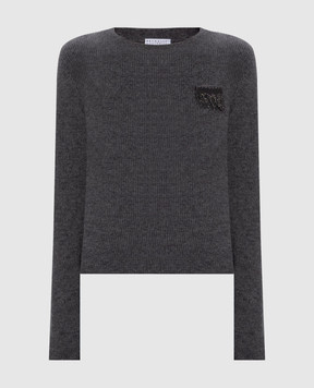 Brunello Cucinelli Gray cashmere jumper M12216300P