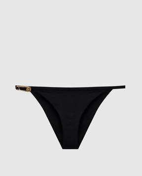 Versace Black swimsuit panties with branded stud 10181281A12917
