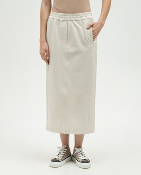 Brunello Cucinelli Beige skirt MP827HA789