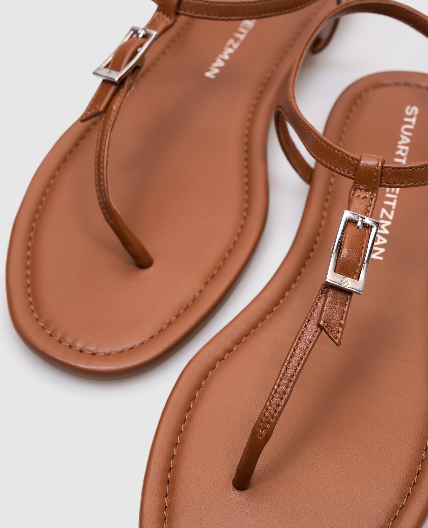 

Brown leather sandals GEORGIE Stuart Weitzman
