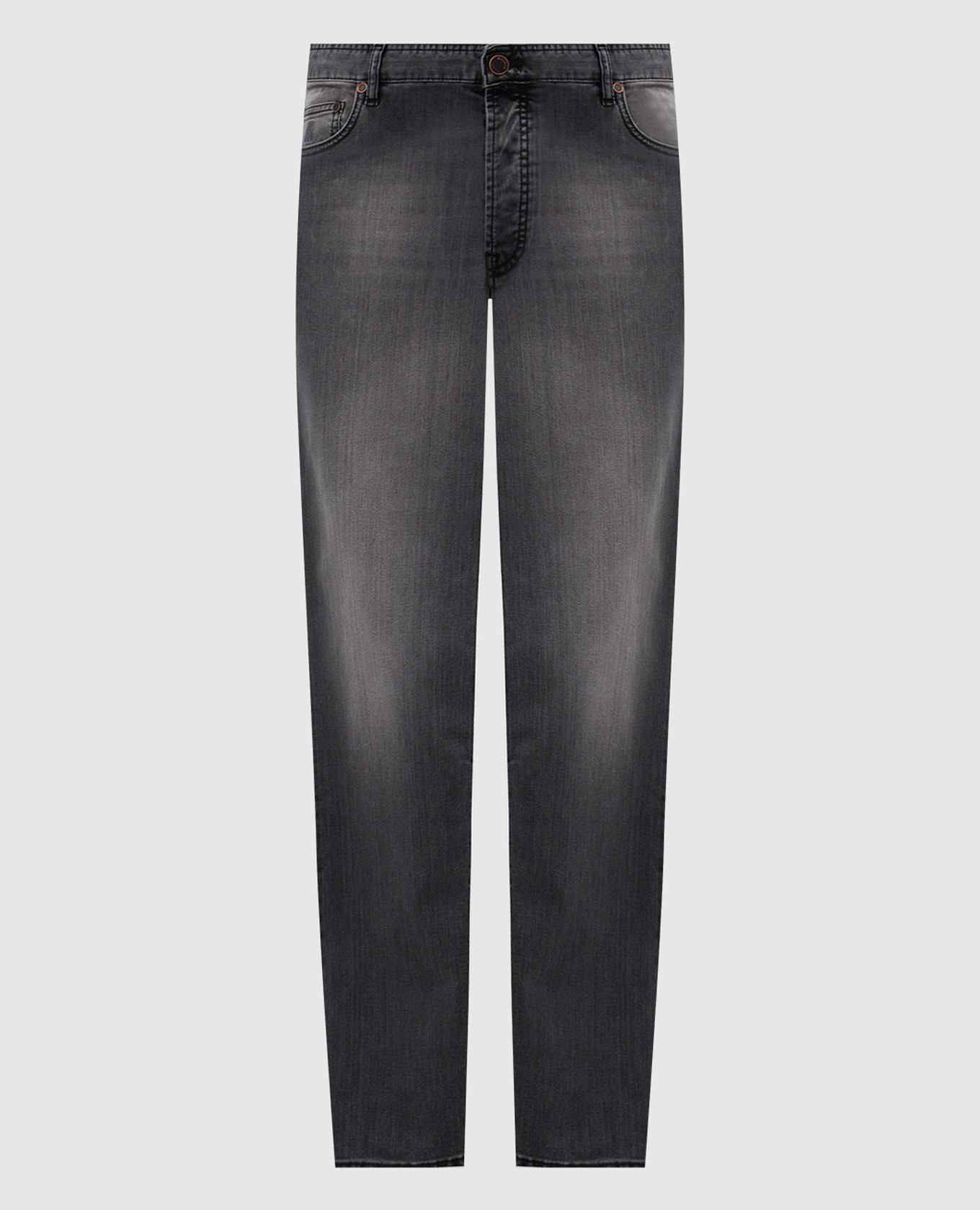 

PAVEL gray jeans with logo patch MooRER, Grey