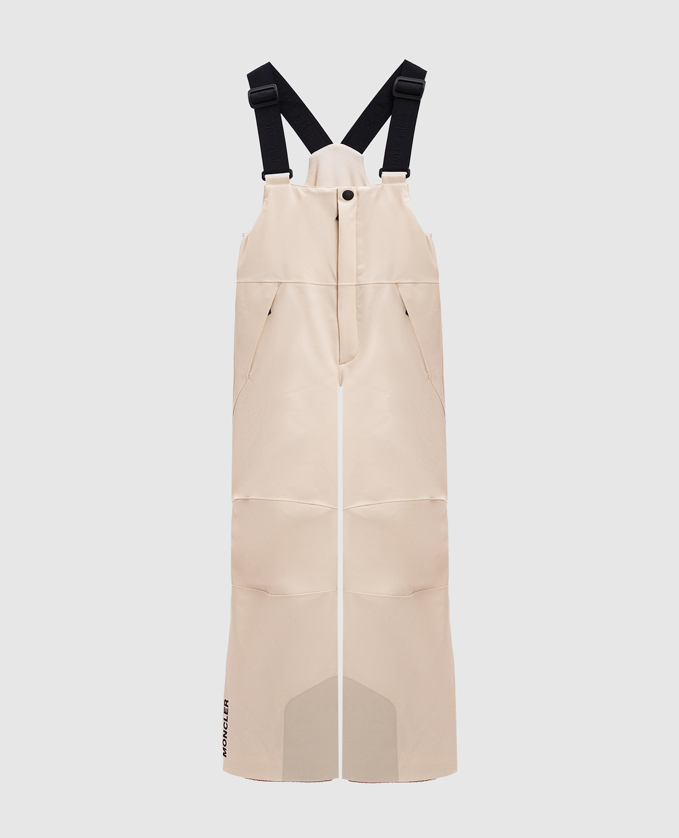 Children's beige ski overalls moncler grenoble enfant