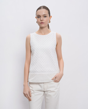 Herno White top with a pattern JG000280D52006