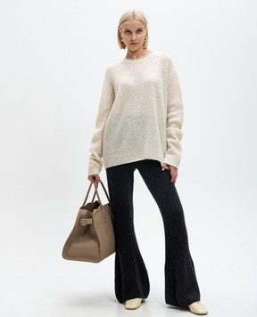 The Row Gersten white cashmere sweater 8056Y114