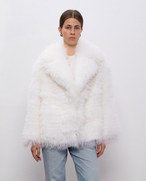 Rindi White sheepskin coat 088MG025