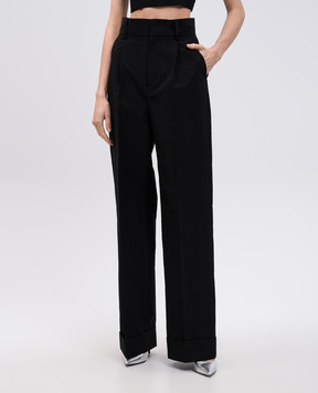 Philosophy di Lorenzo Serafini Black pants with lapels A03070739