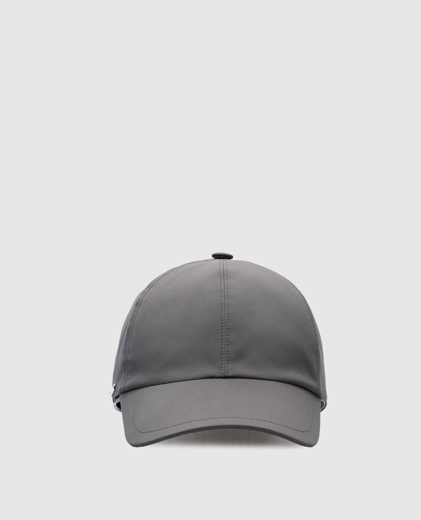 Green cap with logo Enrico Mandelli