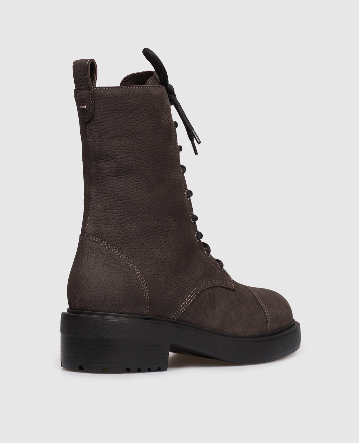

Brown nubuck boots with fur Giuseppe Zanotti