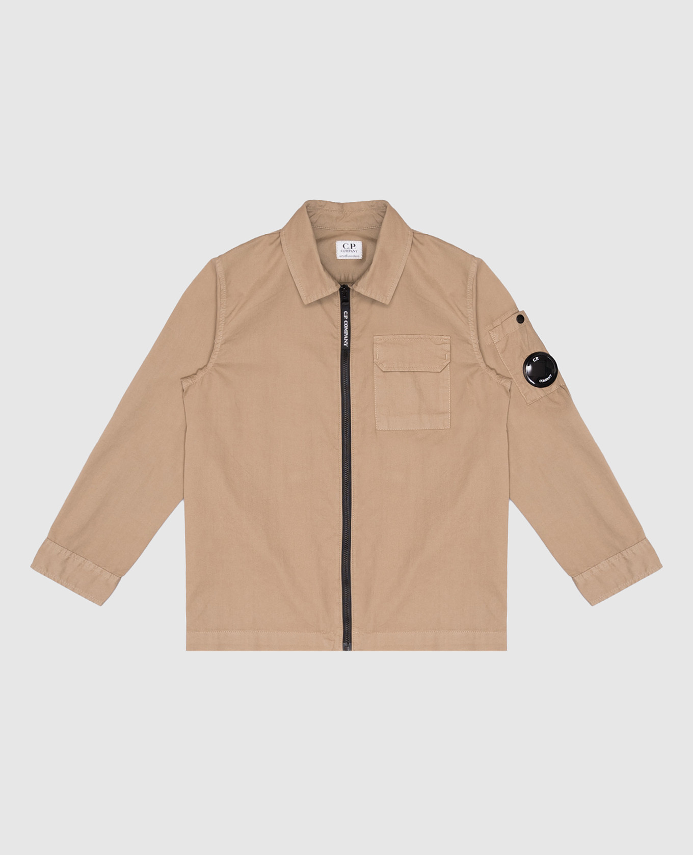 

Children's brown shirt-style jacket C.P. Company
