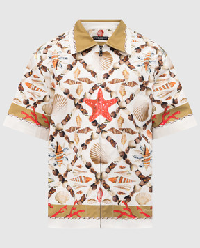 Dolce&Gabbana White shirt with Shell print G5NH6TFPFSQ