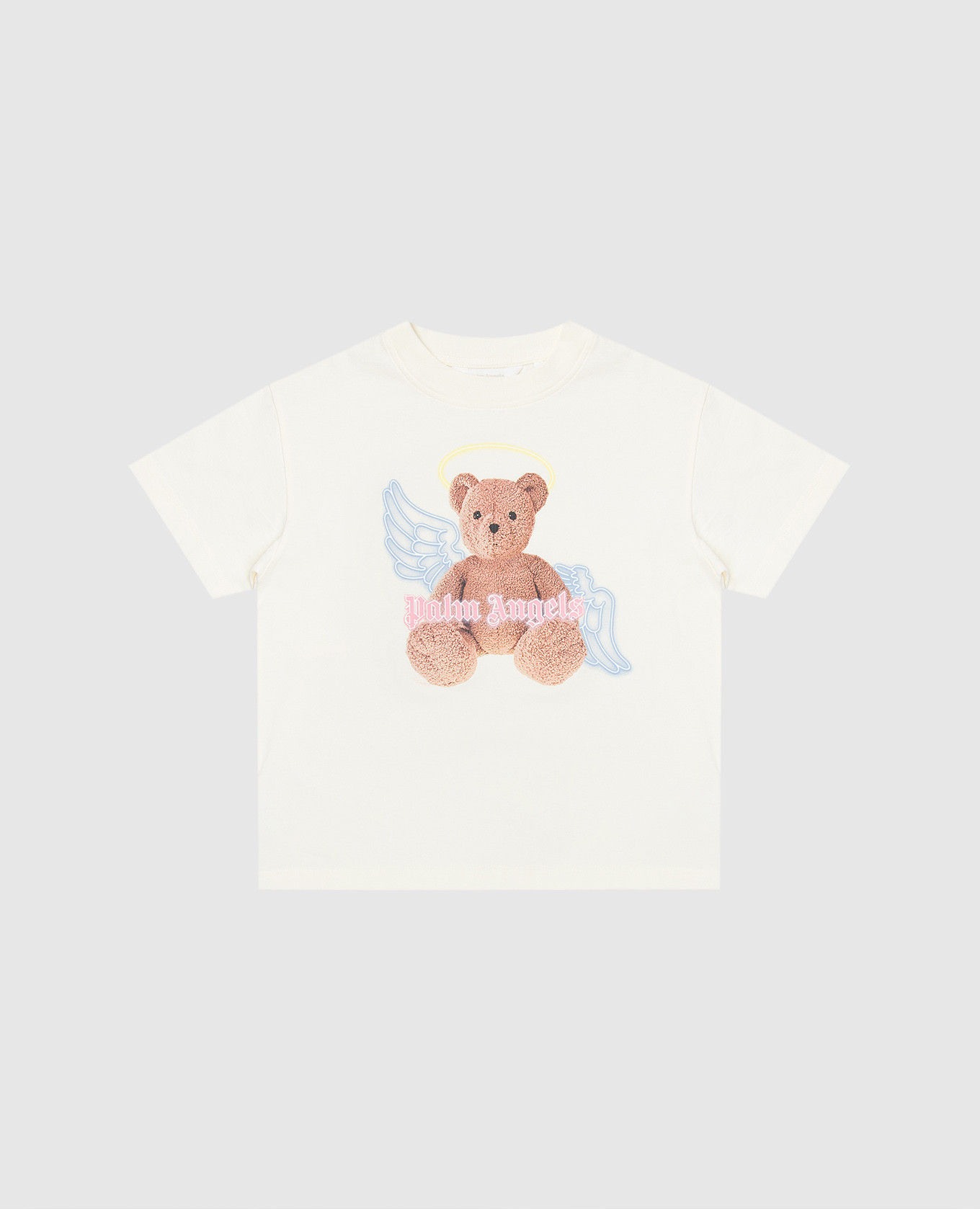 

Children's yellow t-shirt Bear Angel Palm Angels