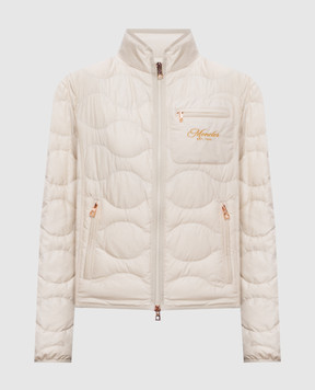 Moncler Tegea beige down jacket K20931A00037598E0
