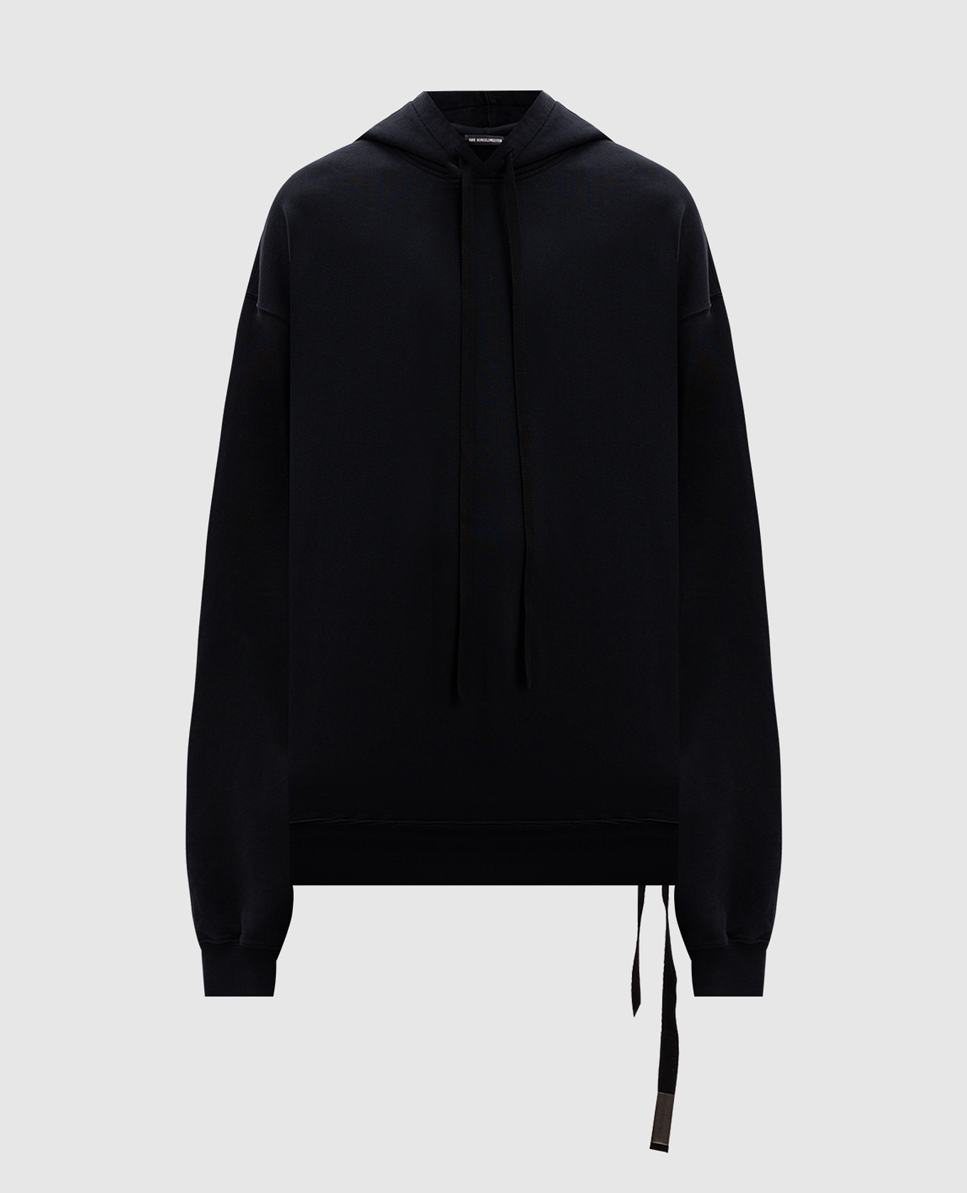 

Black hoodie with Dieter print Ann Demeulemeester