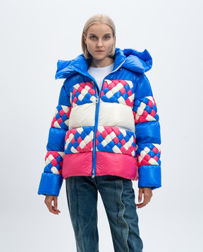 Raxxy Blue quilted down jacket CRDJ008N