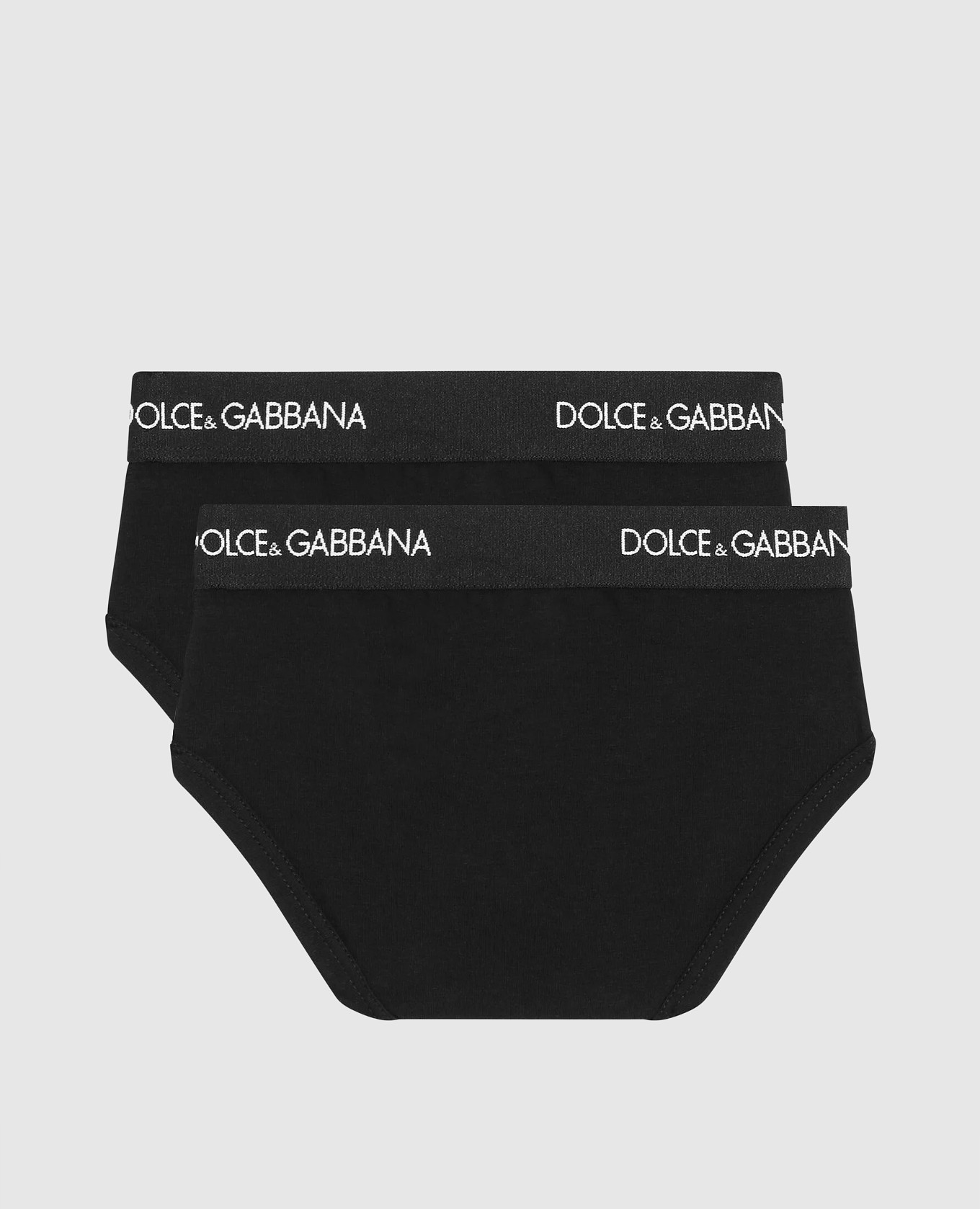 

Children's set of black briefs Dolce&Gabbana