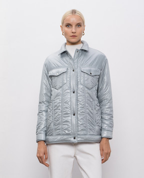 Herno Blue jacket with logo GI000324D12017Z
