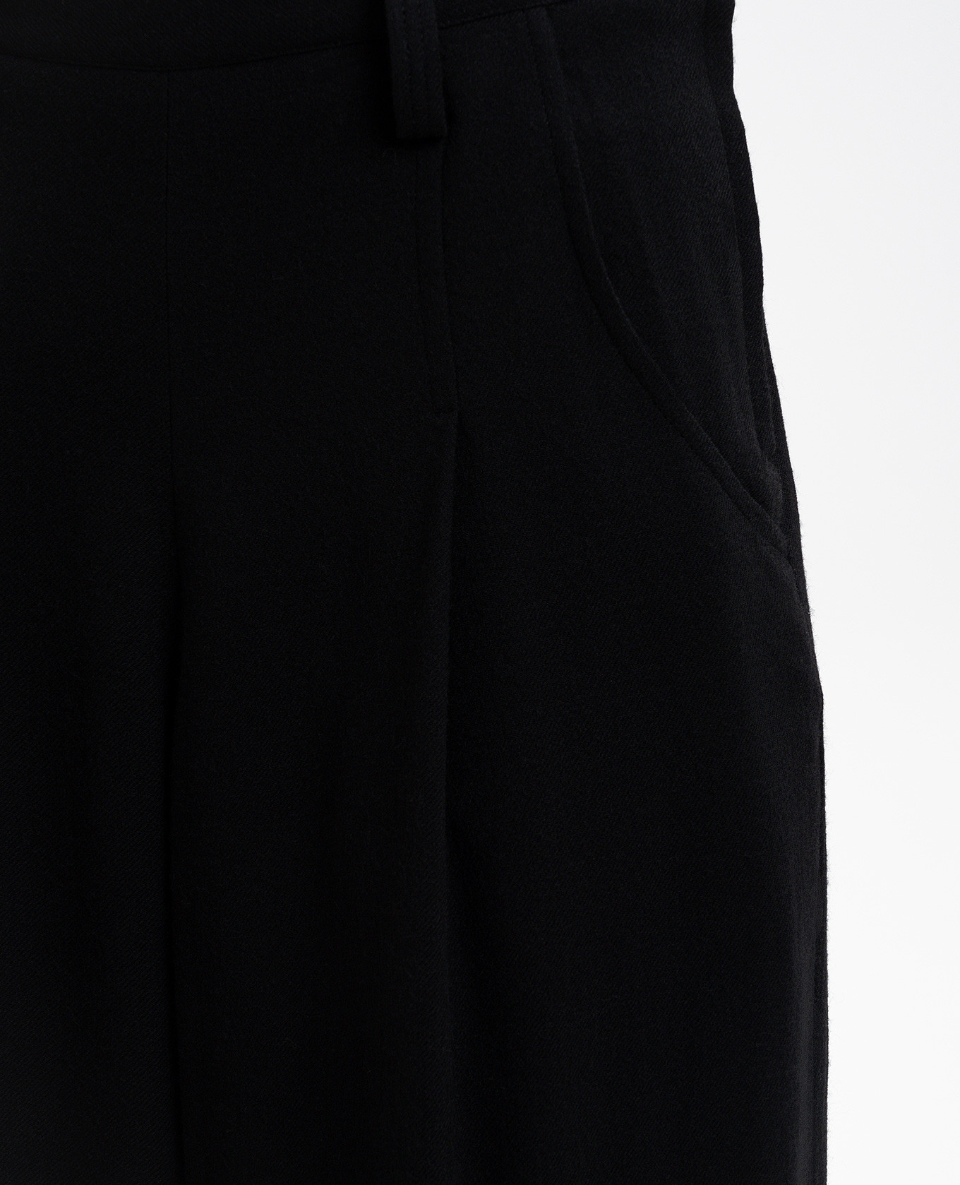 Black pants with wool Y`S Yamamoto 5