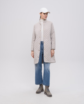 MooRER Gray ARUNA long jacket ARUNAOSQ