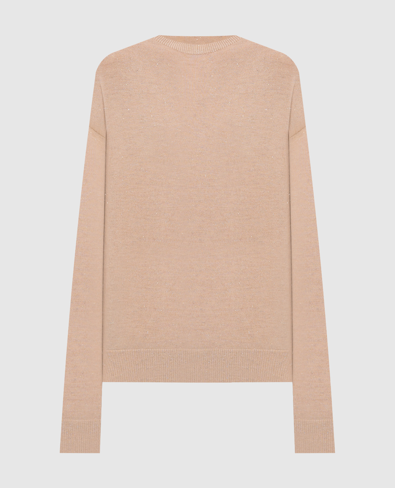 

Beige wool jumper with lurex Peserico