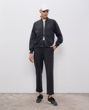 Peserico Gray sports jacket with chain S12560J002347