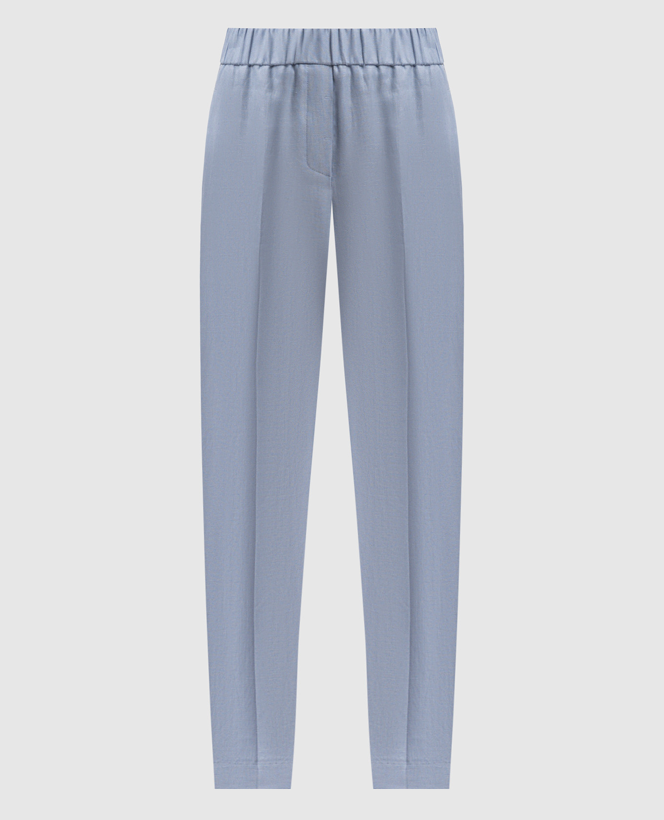 

Blue linen pants with monil chain Peserico, Light blue
