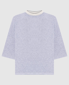 Peserico Grey melange T-shirt S06786J005635