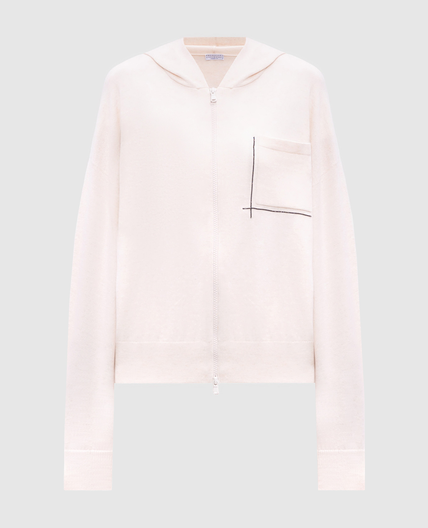 

Beige wool, cashmere and silk sports jacket Brunello Cucinelli