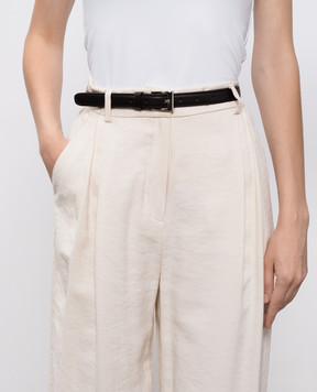 Babe Pay Pls Black leather belt 0C002