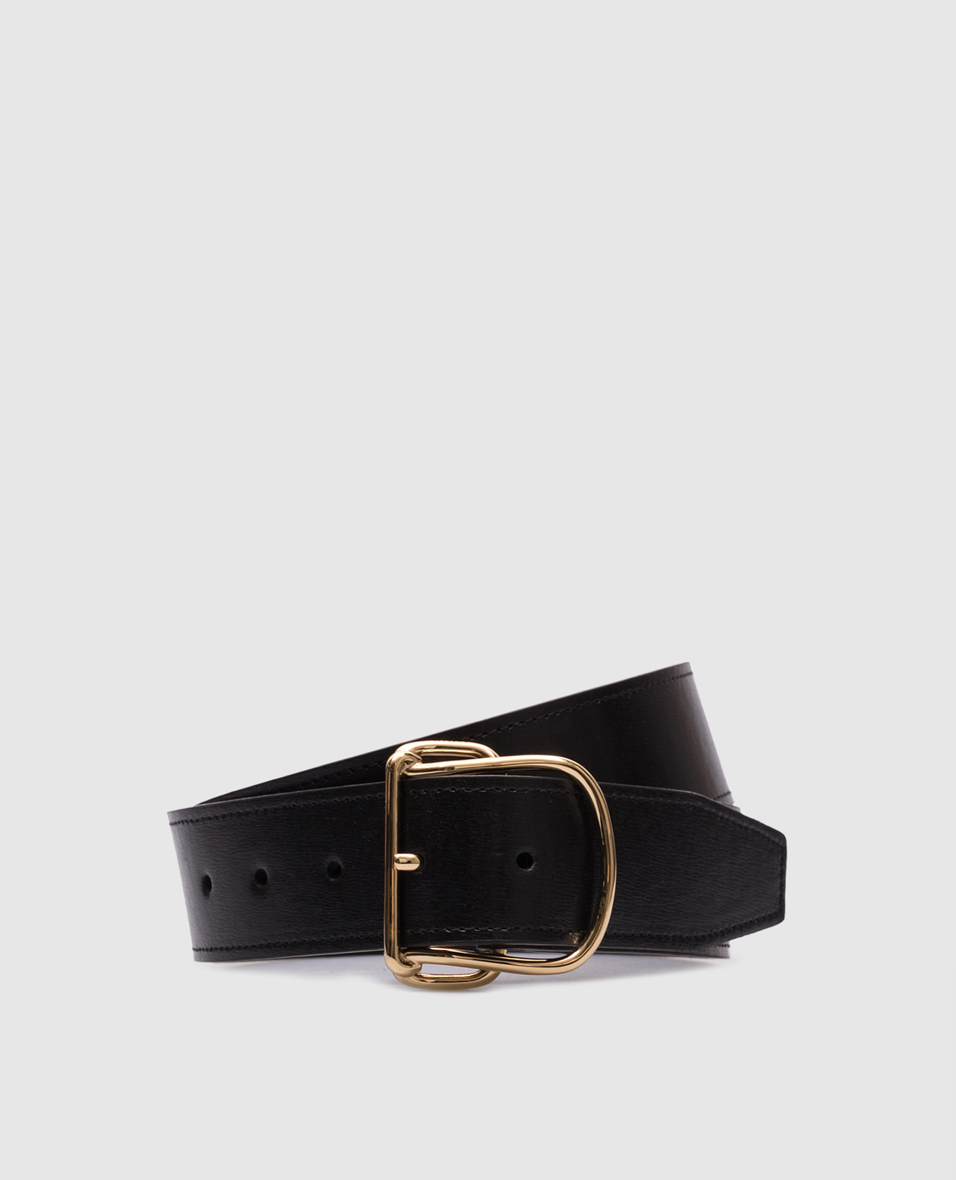 

Black leather belt Toteme