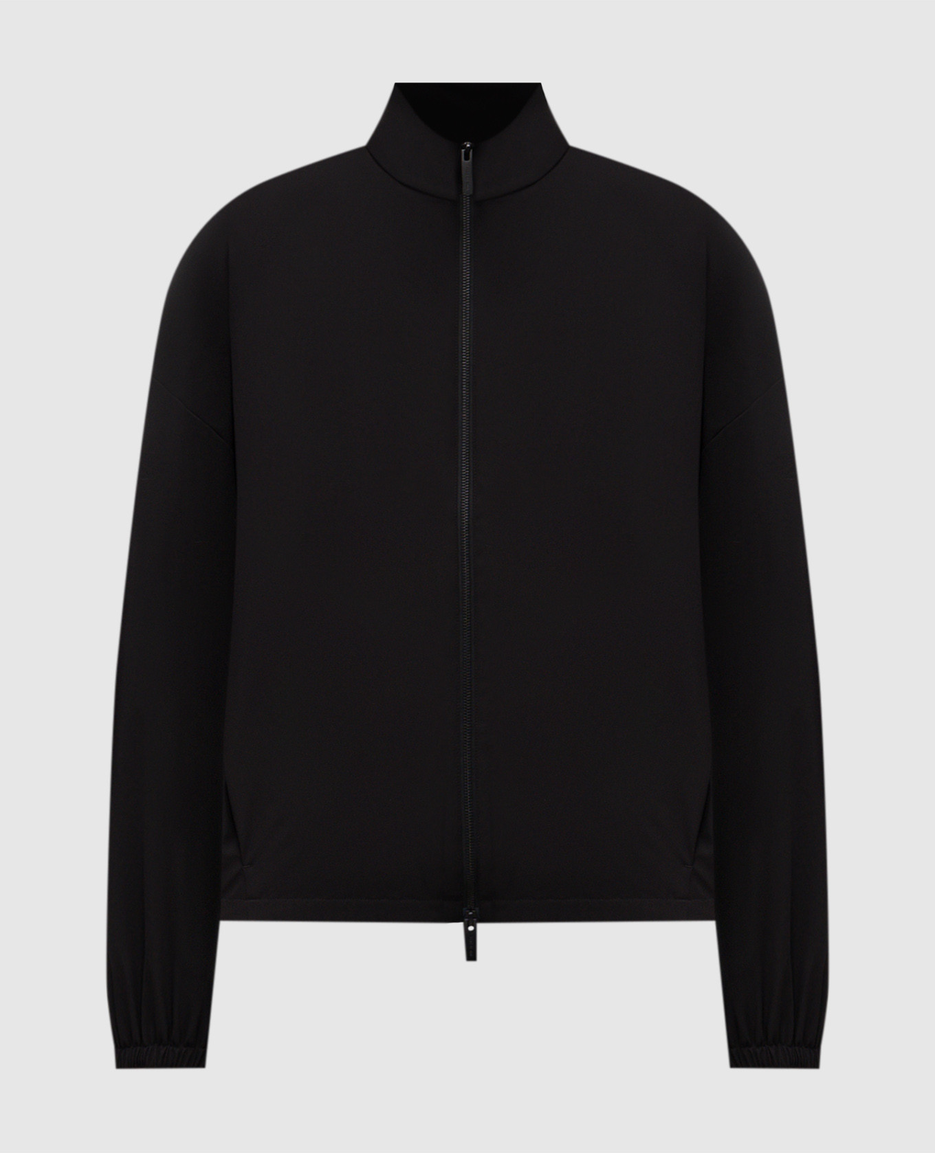 

Black windbreaker with logo patch Fear of God