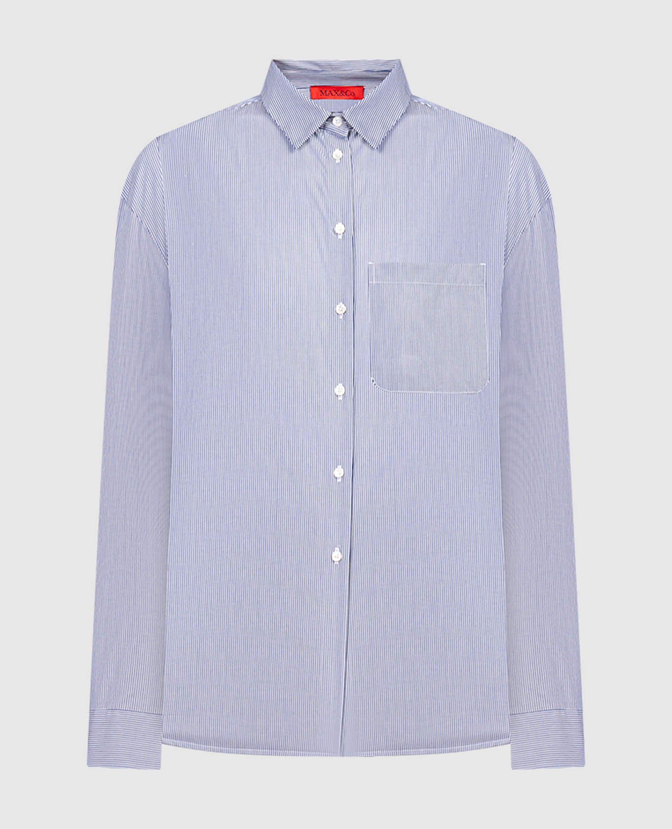 

IZIO blue striped shirt Max & Co, Синий