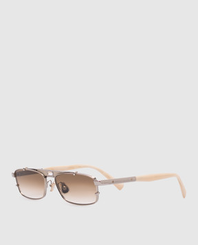 Brunello Cucinelli Paloma silver sunglasses MOCMULTS25