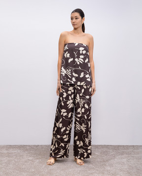 Faithfull Chambien brown printed top FF3464EDE