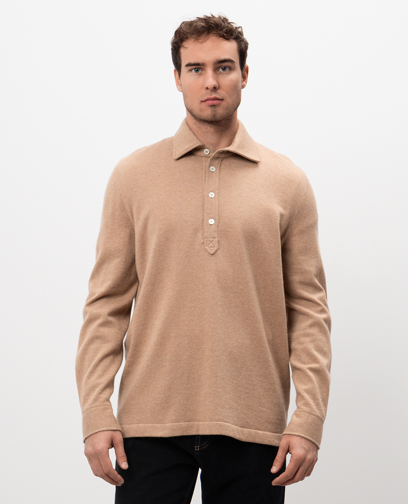Beige cashmere jumper Brunello Cucinelli 3