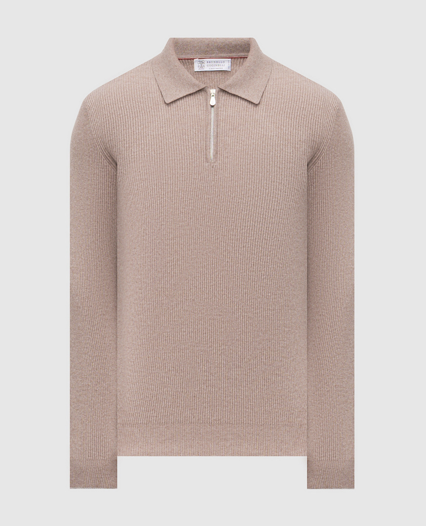 Beige cashmere sweater Brunello Cucinelli