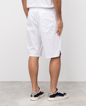 Dolce&Gabbana White shorts with logo GP0Y4TFUFNV