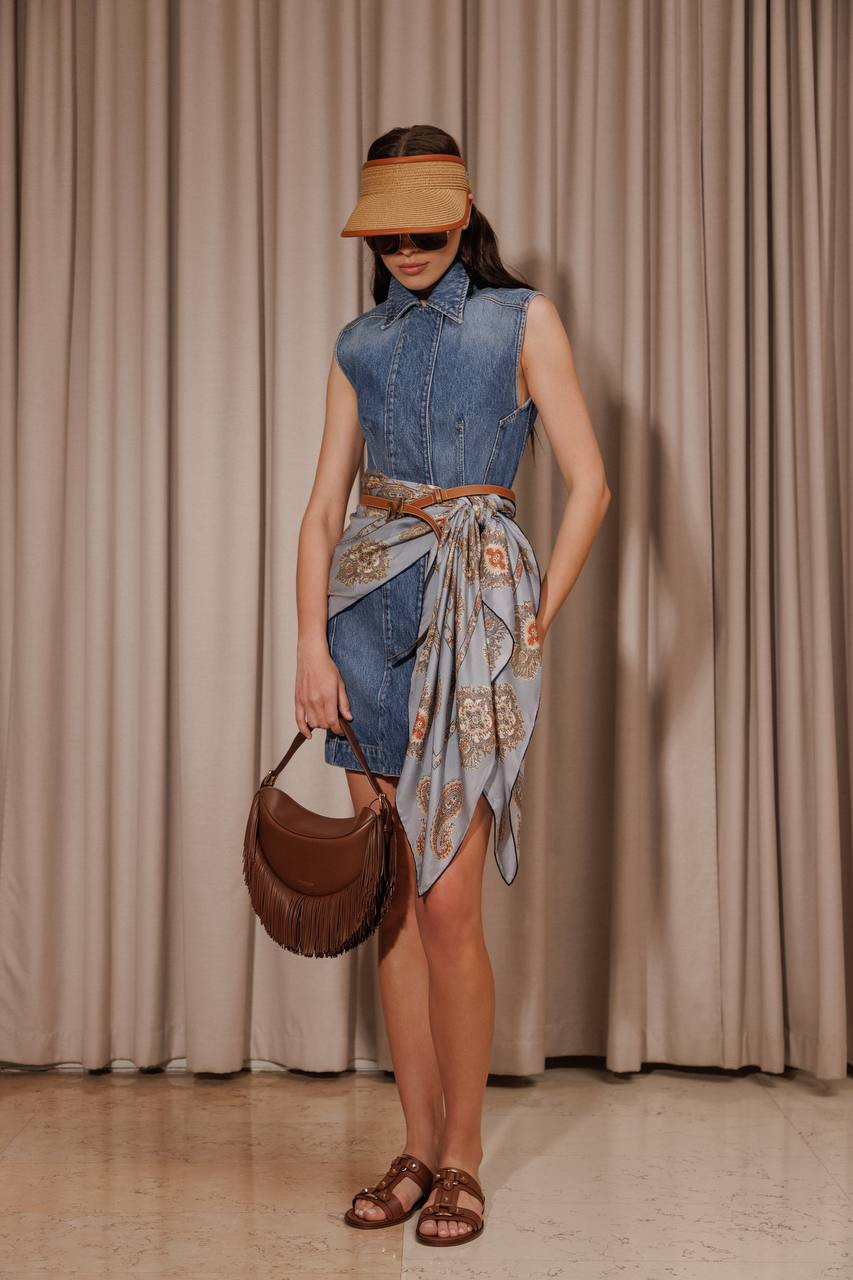 

Blue denim dress CARABO Max Mara Sportmax