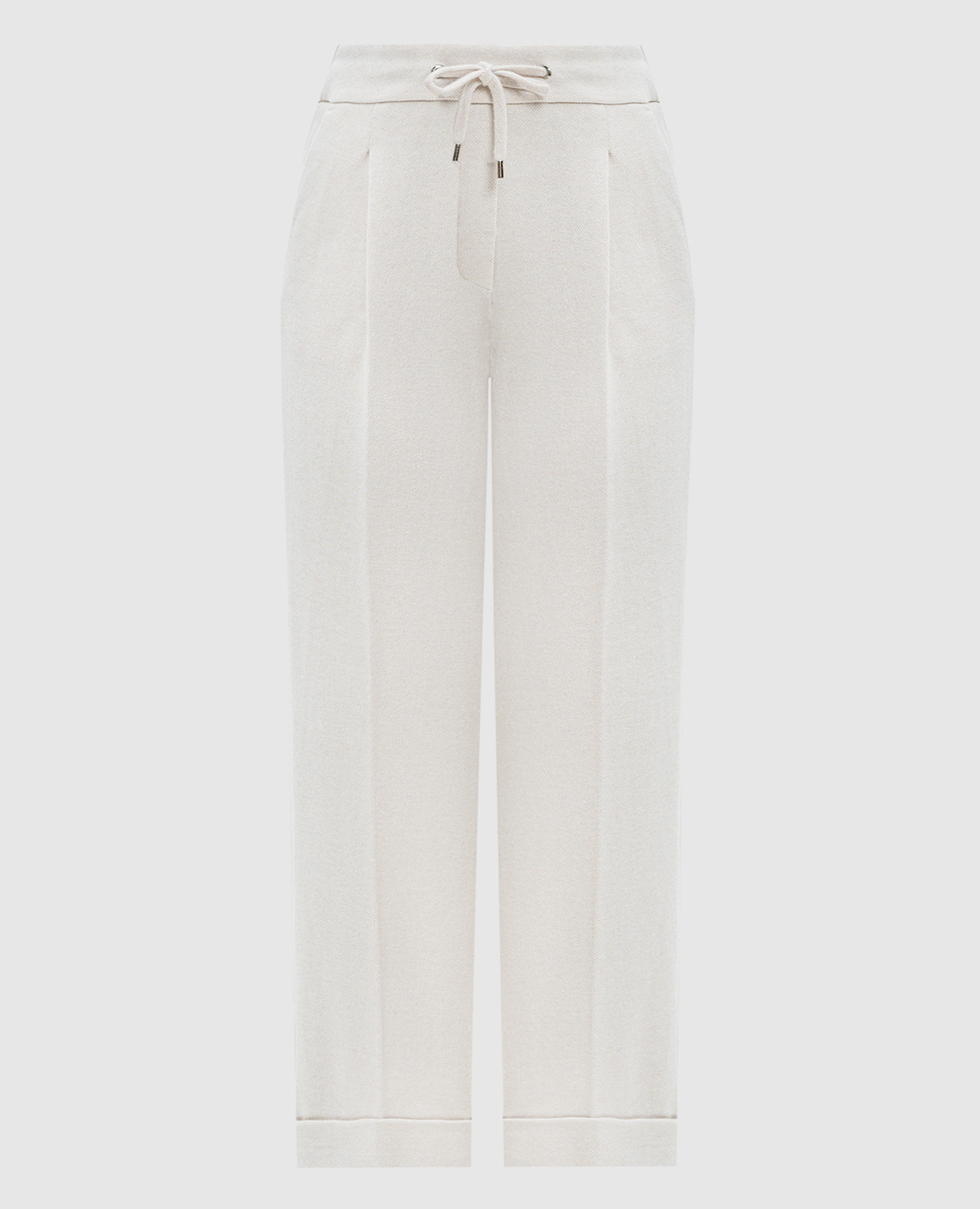

Beige pants with wool and lurex Peserico