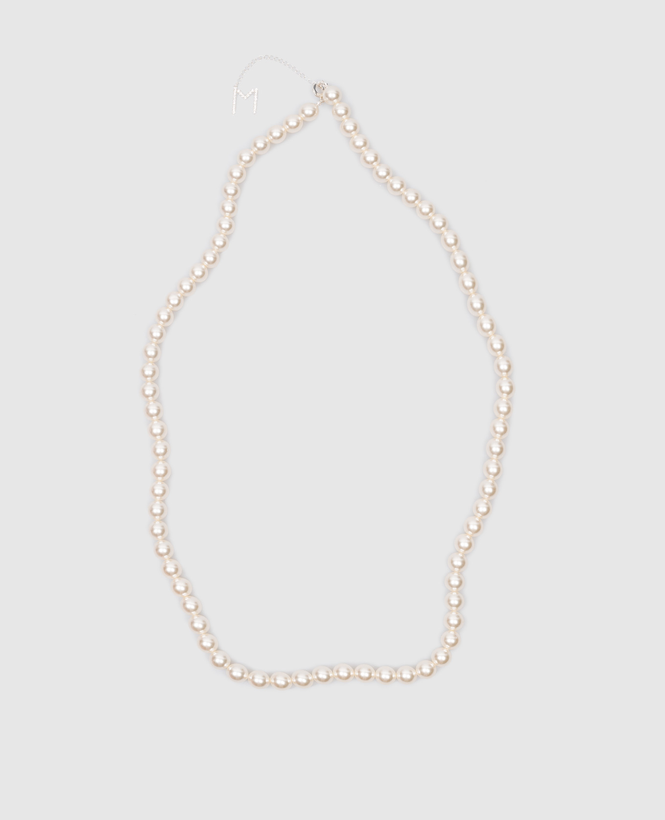 

White Matinee Logo Necklace Magda Butrym