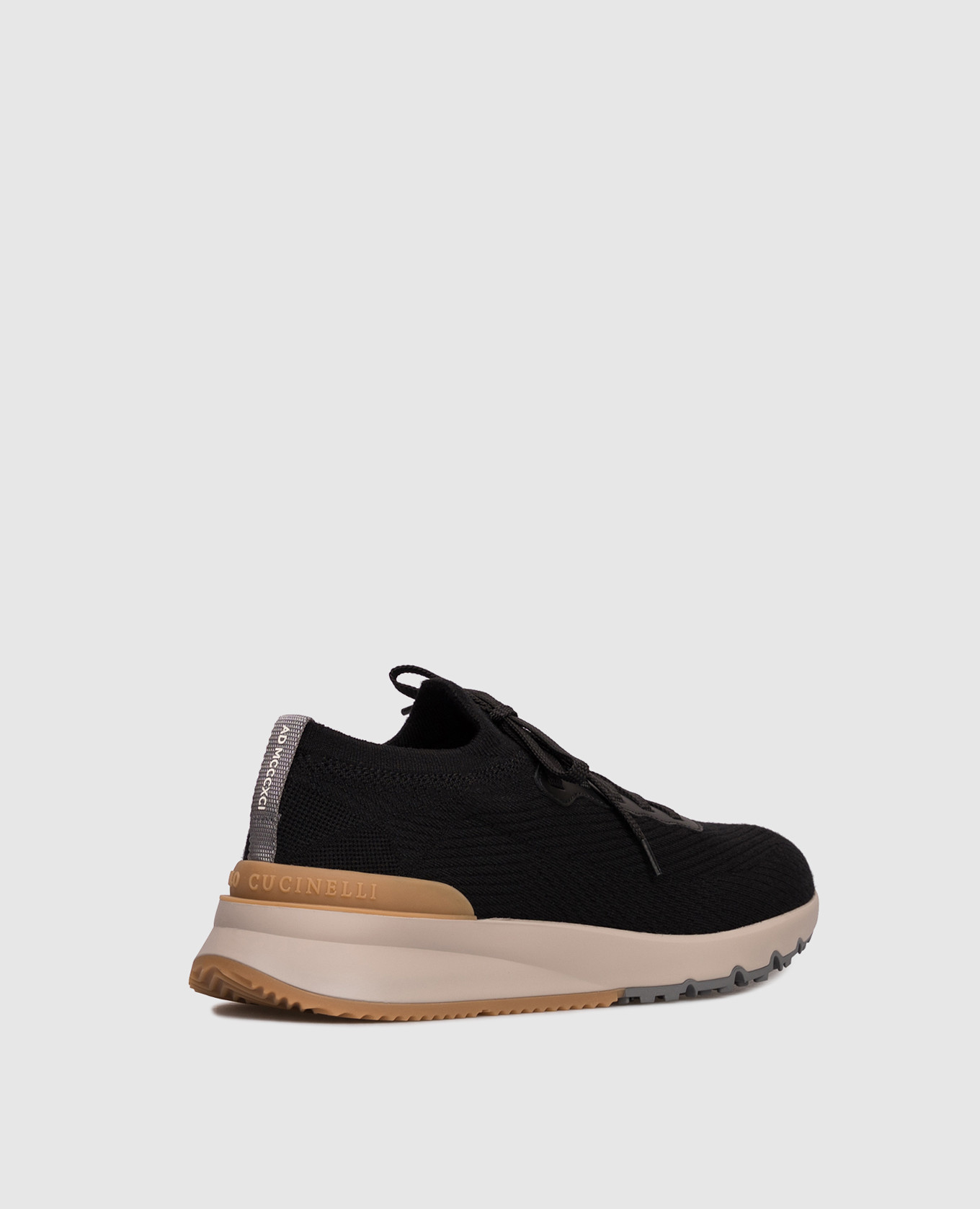 

Black insulated wool sneakers Brunello Cucinelli