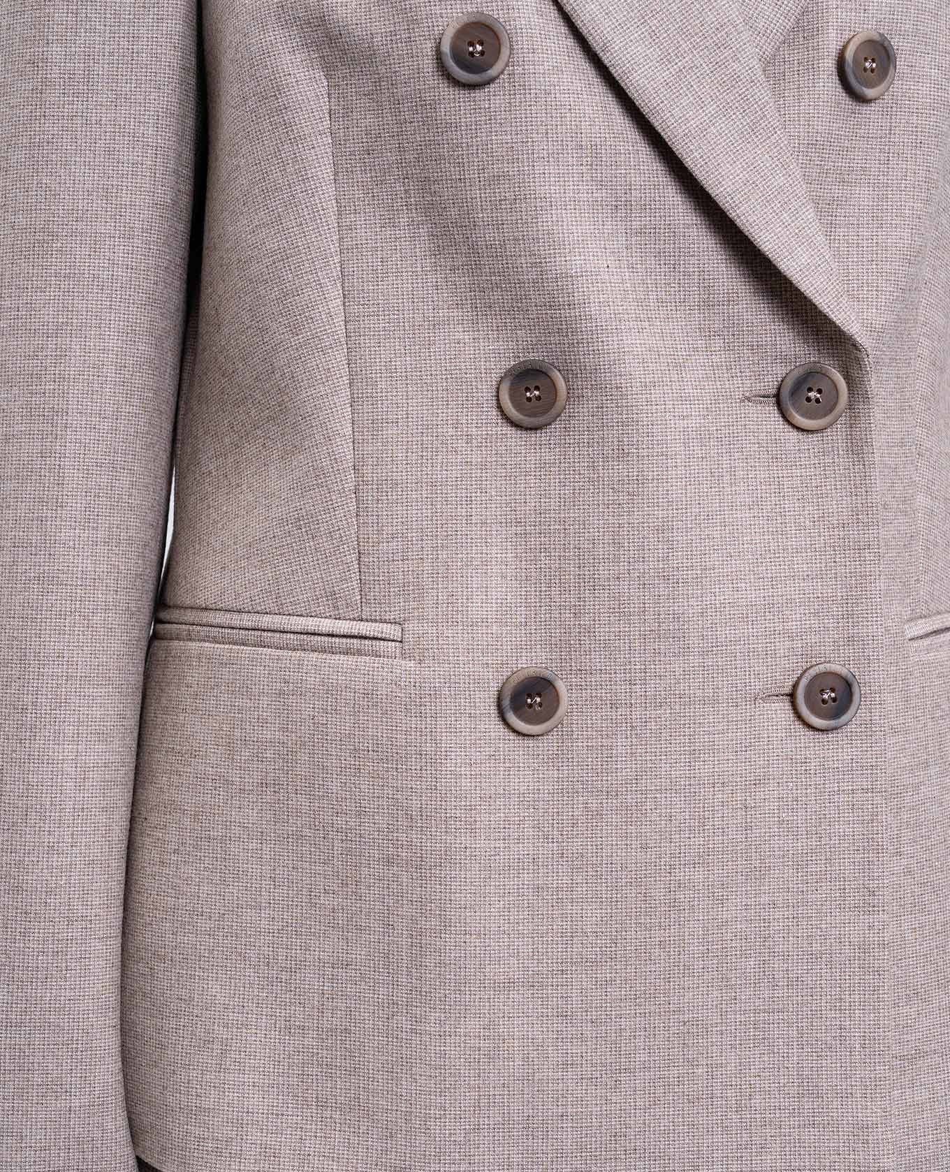 

Beige jacket with wool Peserico