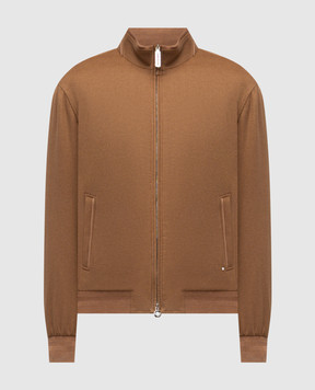 Stefano Ricci Brown cashmere jacket MZJ5300013C0001T