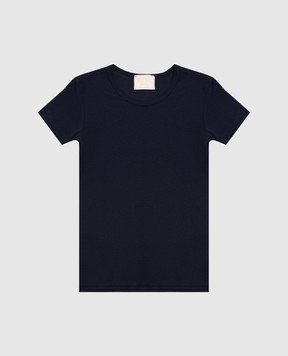 Story Loris Children's blue ribbed T-shirt 3612426