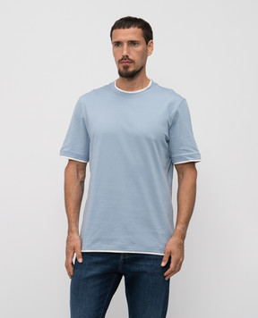 Brunello Cucinelli Blue T-shirt M0B137427