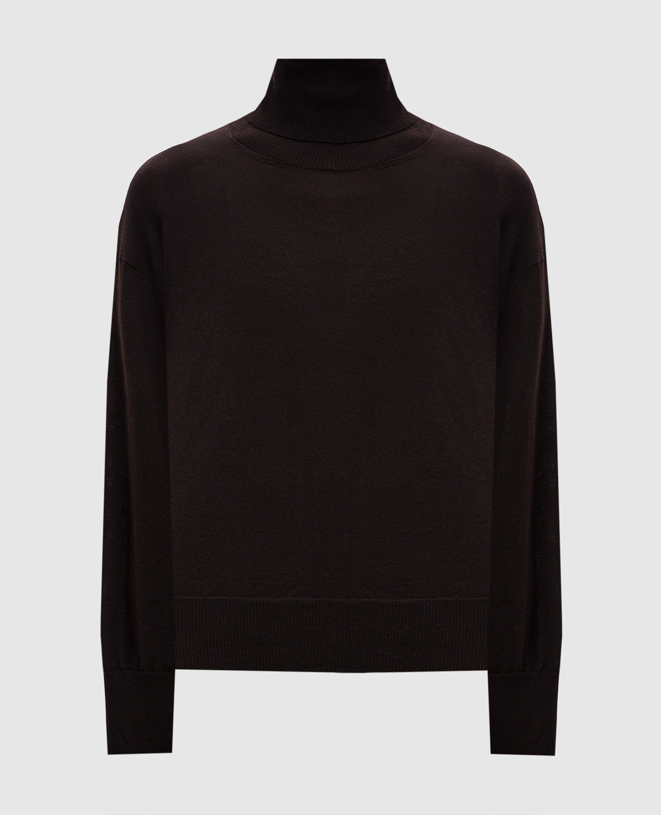 

Brown cashmere and silk golf BOBOUTIC, Коричневый